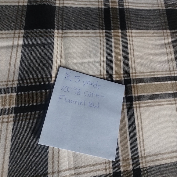 New 3 Continuous Yards Of Plaid Patterned 100% Cotton Fabric Sewing Crafts Quilt - Picture 2 of 2